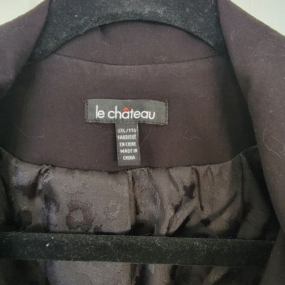 Le Chateau Women's fitted blazer, size XXL, black - Picture 3 of 4